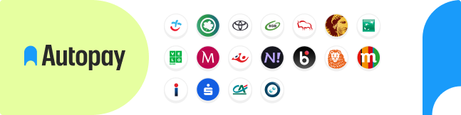 Płatność BLIK i przelewem online — Autopay